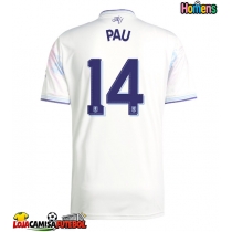 Camisa de Futebol Aston Villa Pau Torres #14 Equipamento Alternativo 2025-26 Manga Curta